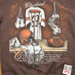 Vintage 1990S Cleveland Browns NFL Nutmeg Locker Room Crewneck Sweatshirt from propervintagecanada