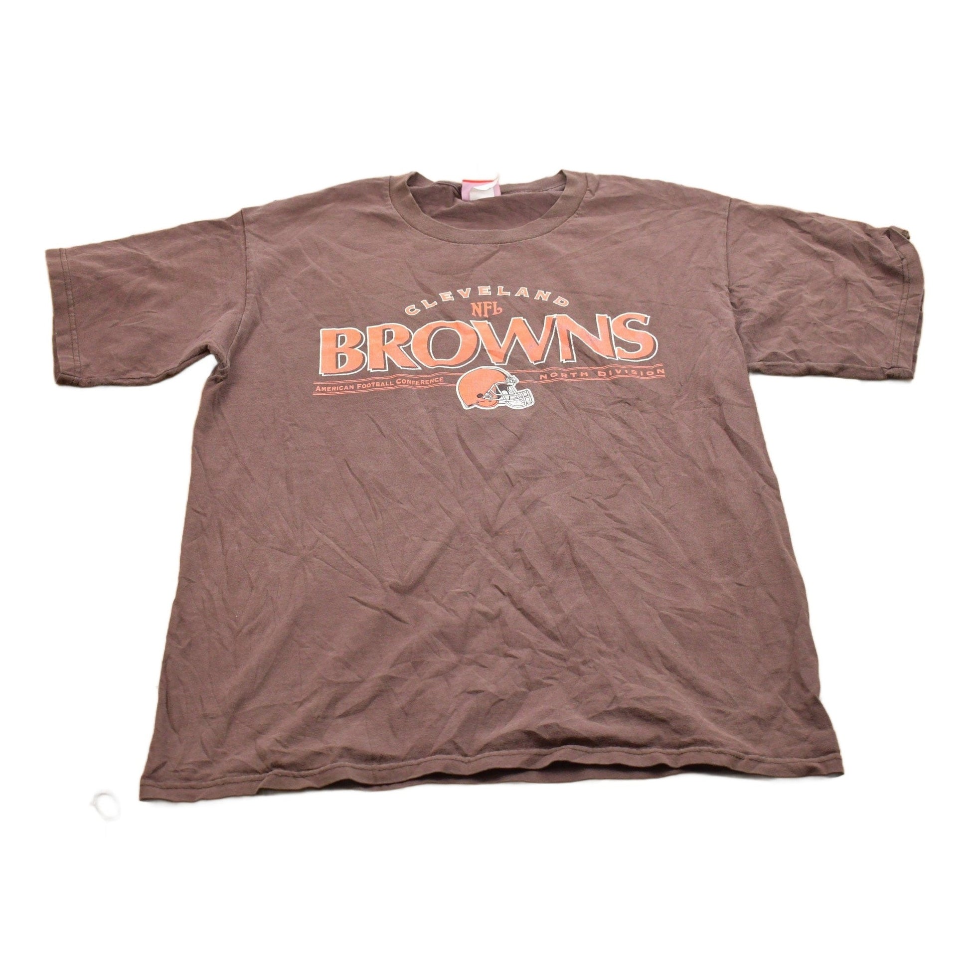Vintage 1990s Cleveland Browns Sports T-Shirt Men's Large from propervintagecanada