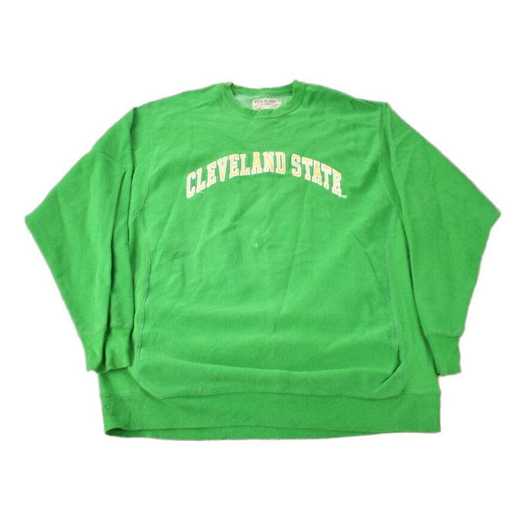 Vintage 1990s Cleveland State University Embroidered Collegiate Crewneck Men's XL from propervintagecanada