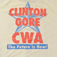 Vintage 1990s Clinton Gore US Presidential Campaign Graphic T Shirt Men's XL / Graphic Tee / Single Stitch / Bill Clinton from propervintagecanada