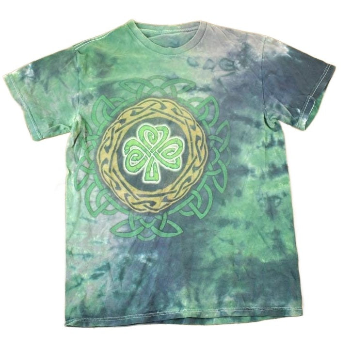 Vintage 1990s Clover Magic Souvenir Tye Die Single Stitch Graphic Print T-Shirt Men's Medium from propervintagecanada
