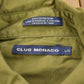 Vintage 1990s Club Monaco Blank Green Button Up Shirt Men's Large from propervintagecanada