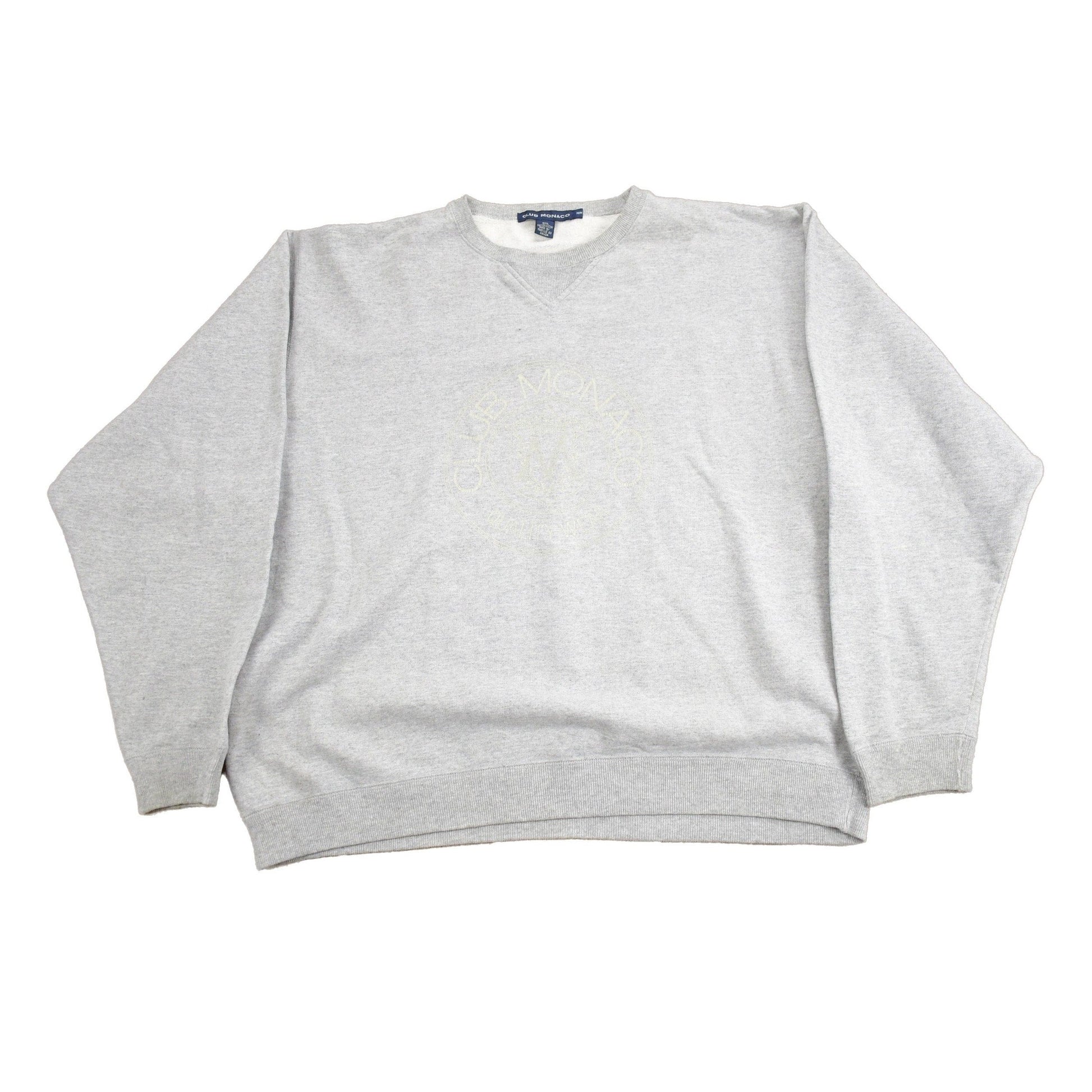 Vintage 1990s Club Monaco Crewneck Sweatshirt Men's Medium from propervintagecanada