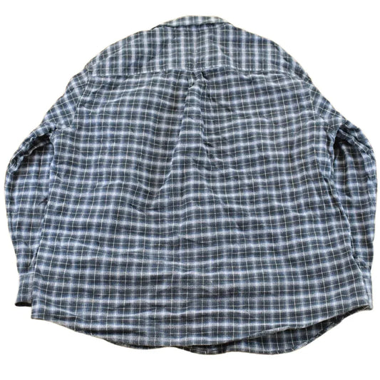 Vintage 1990s Club Room Plaid Flannel Shirt Men's 2XL from propervintagecanada