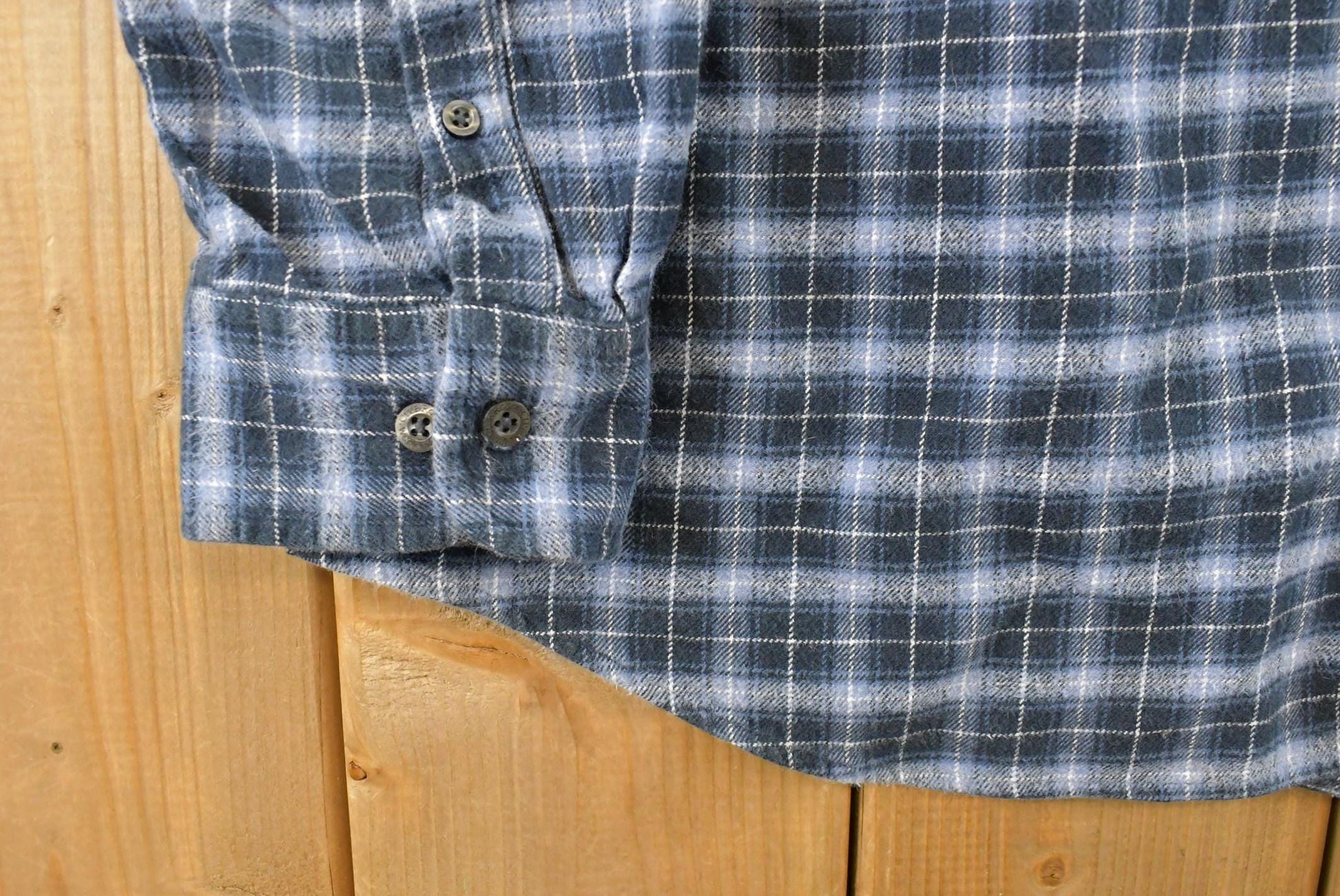 Vintage 1990s Club Room Plaid Flannel Shirt Men's 2XL from propervintagecanada