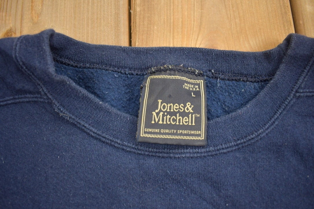 Vintage 1990s Coastal Collegiate Style Crewneck Sweatshirt Men's Medium from propervintagecanada