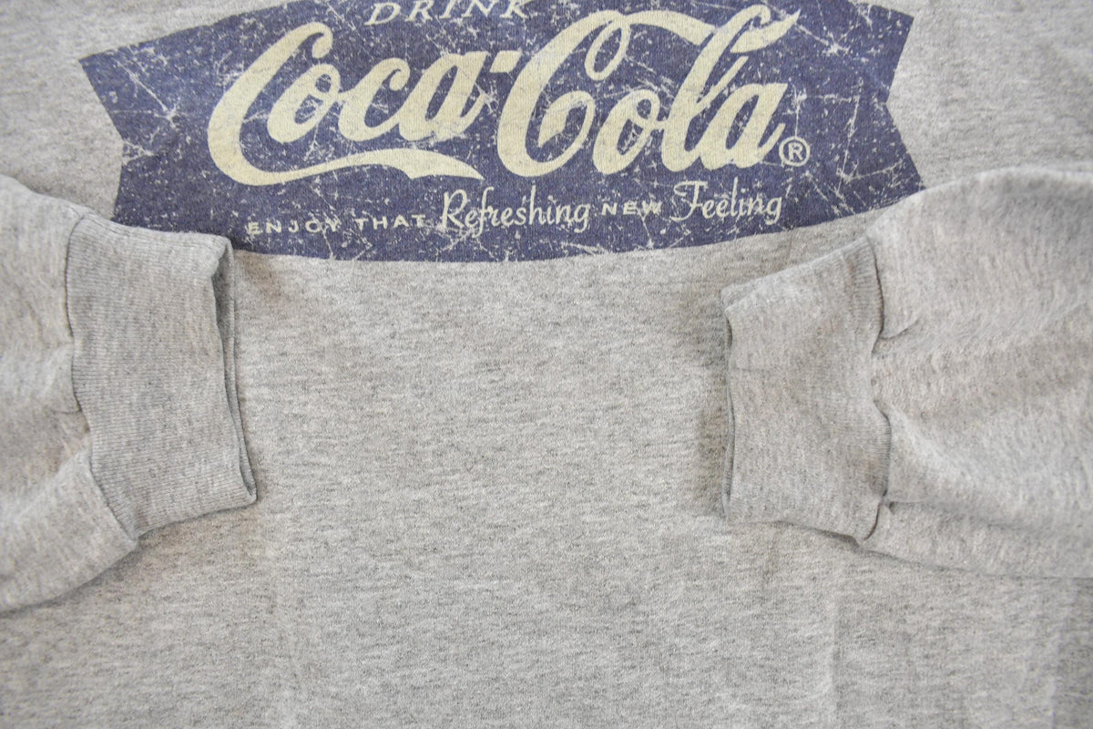 Vintage 1990s Coca Cola Art Graphic Crewneck Sweatshirt Men's L from propervintagecanada