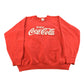 Vintage 1990s Coca Cola Art Graphic Raglan Crewneck Sweatshirt Men's M from propervintagecanada