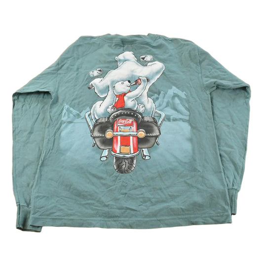 Vintage 1990s Coca Cola Graphic Long Sleeve T-Shirt Men's M from propervintagecanada