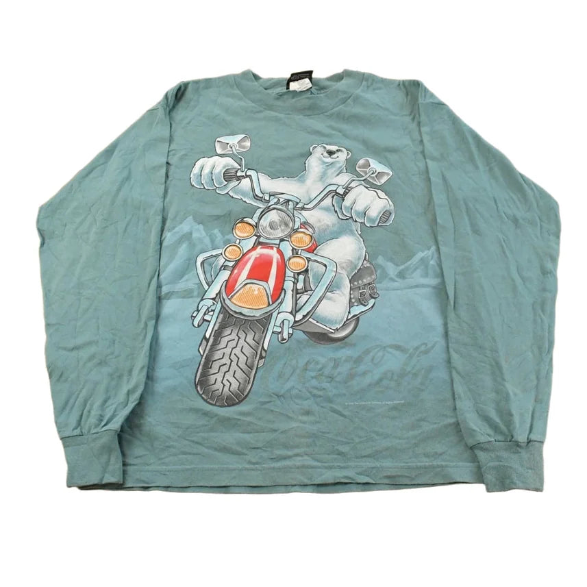 Vintage 1990s Coca Cola Graphic Long Sleeve T-Shirt Men's M from propervintagecanada