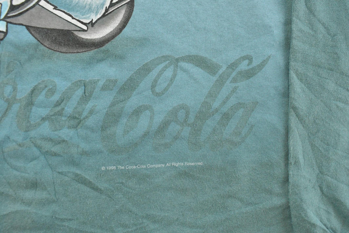 Vintage 1990s Coca Cola Graphic Long Sleeve T-Shirt Men's M from propervintagecanada