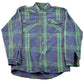 Vintage 1990s Codet Plaid Button Up Board Shirt Men's Medium from propervintagecanada