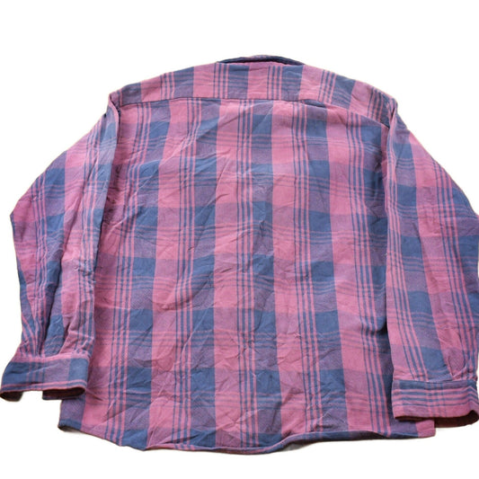 Vintage 1990s Codet Plaid Button Up Shirt Men's XL from propervintagecanada