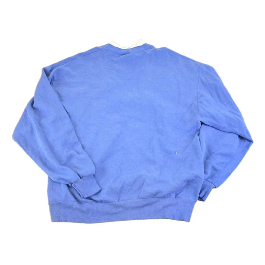 Vintage 1990s Coldwater Creek Blue Birds Double Collar Cute Souvenir Crewneck Sweatshirt Womens L from propervintagecanada