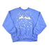 Vintage 1990s Coldwater Creek Blue Birds Double Collar Cute Souvenir Crewneck Sweatshirt Womens L from propervintagecanada