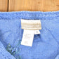 Vintage 1990s Coldwater Creek Floral Embroidered Knit Cardigan Sweater Women's M from propervintagecanada