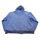 Vintage 1990s Coleman Blue Blank Zip Up Thermal Hoodie Mens L from propervintagecanada