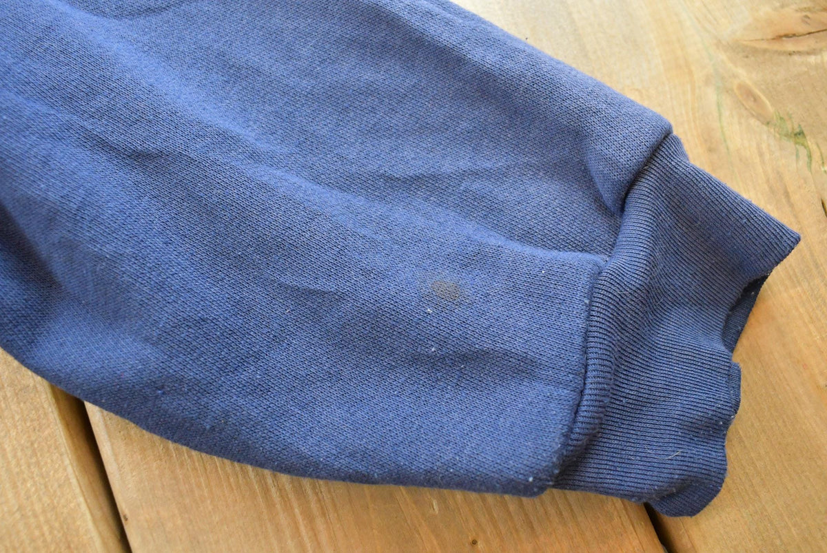 Vintage 1990s Coleman Blue Blank Zip Up Thermal Hoodie Mens L from propervintagecanada