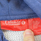 Vintage 1990s Coleman Blue Blank Zip Up Thermal Hoodie Mens L from propervintagecanada