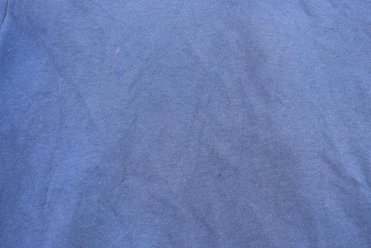 Vintage 1990s Coleman Blue Blank Zip Up Thermal Hoodie Mens L from propervintagecanada
