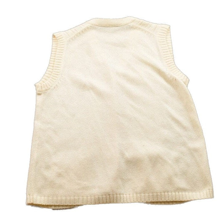 Vintage 1990s Collectables Cable Knitted Cardigan Sweater Vest Men's Small from propervintagecanada