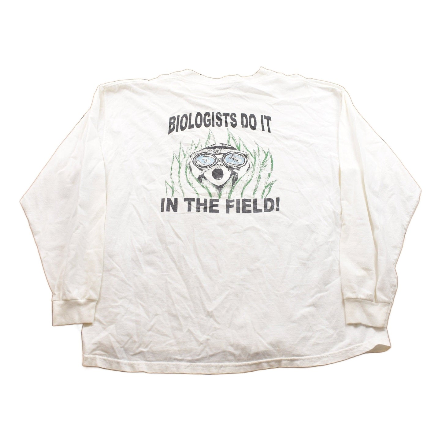 Vintage 1990s College Biology Crewneck Sweatshirt Men's XL from propervintagecanada