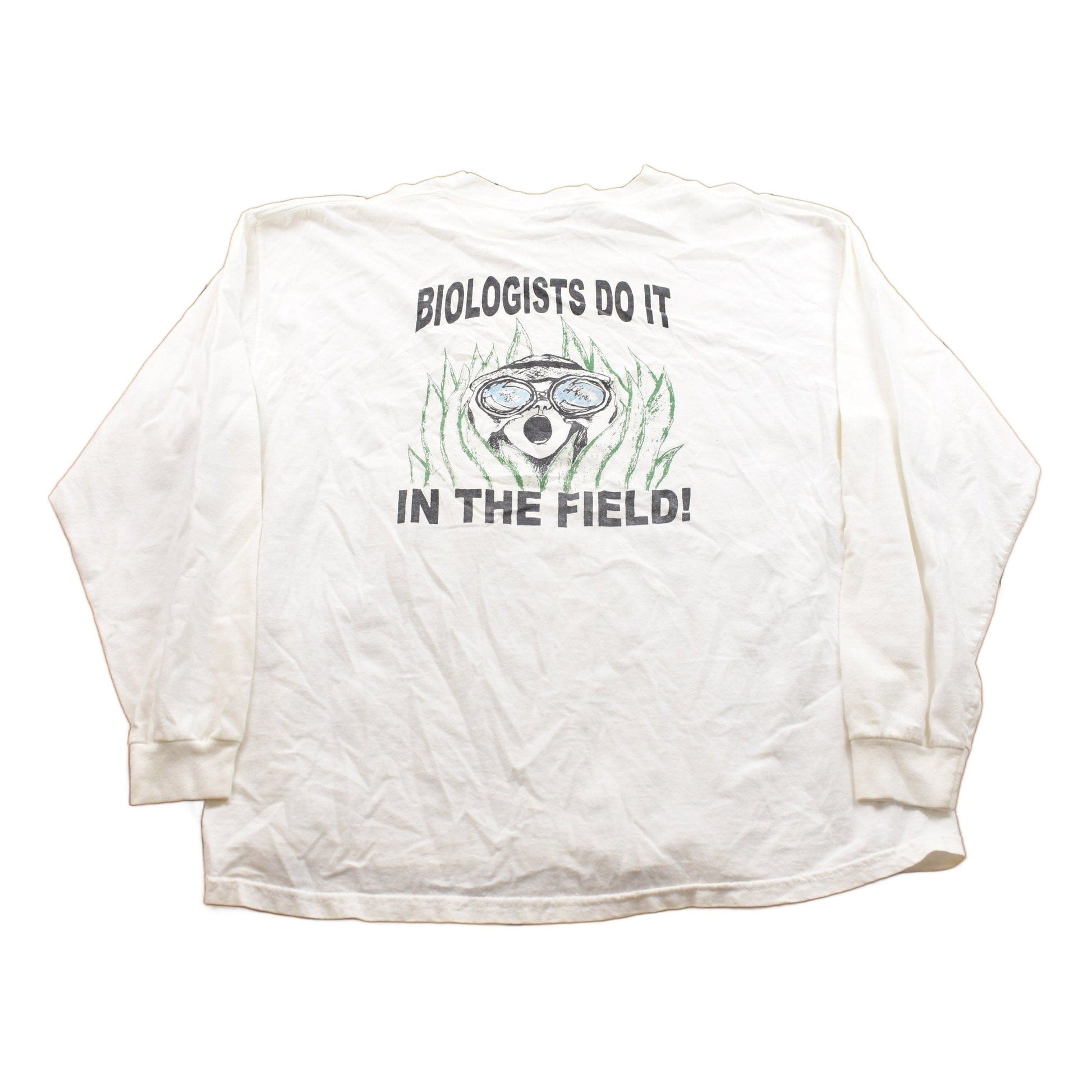 Vintage 1990s College Biology Crewneck Sweatshirt Men's XL from propervintagecanada