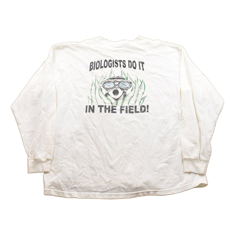 Vintage 1990s College Biology Crewneck Sweatshirt Men's XL from propervintagecanada