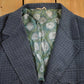 Vintage 1990s College Town Boston Blue Button Up Blazer Jacket Men's Large from propervintagecanada