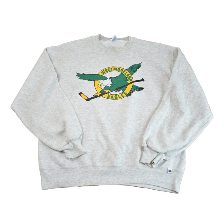 Vintage 1990s Collegiate Russel Crewneck Sweatshirt Men's M from propervintagecanada