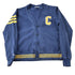 Vintage 1990s Collegiate Style Barbarian Rugby Wear Cardigan Sweatshirt Men&