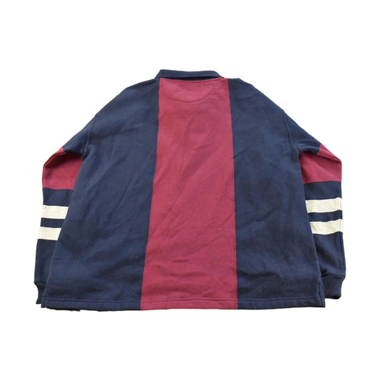 Vintage 1990s Color Blocked Quarter Zip Sweatshirt Men's L from propervintagecanada