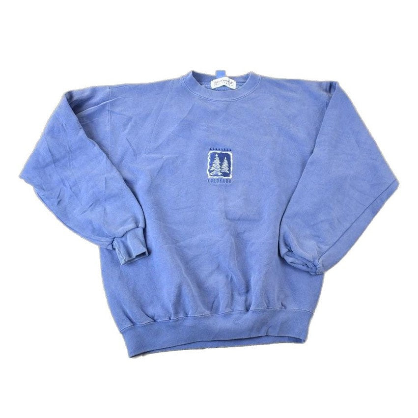 Vintage 1990s Colorado Pines Souvenir Crewneck Sweatshirt Made In USA Men's XL from propervintagecanada