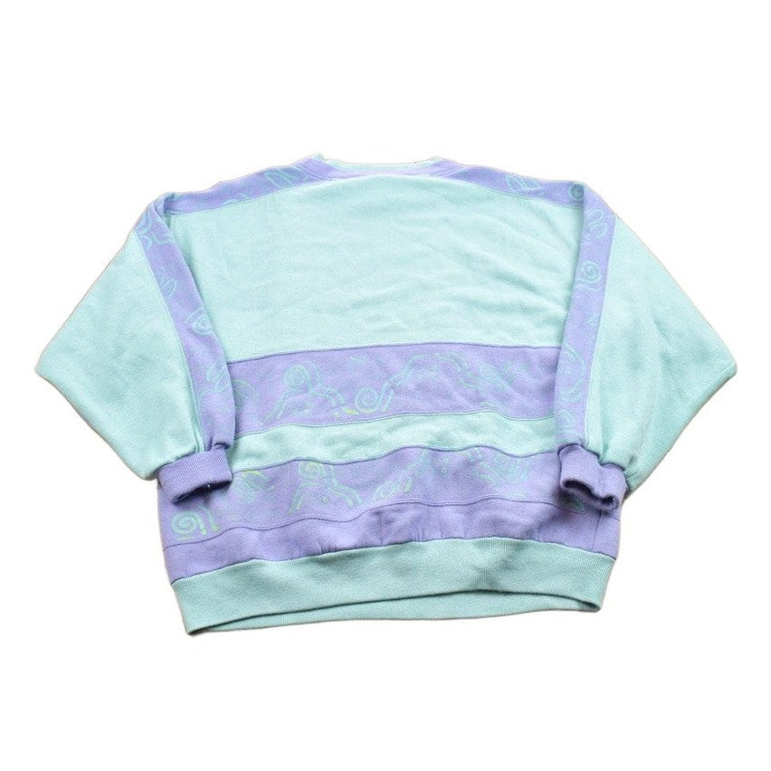 Vintage 1990s Colour Block Crewneck Sweater Men's MMen's Medium from propervintagecanada