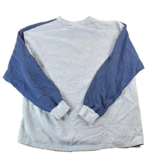 Vintage 1990s Colour Block Crewneck Sweatshirt Men's 2XL from propervintagecanada