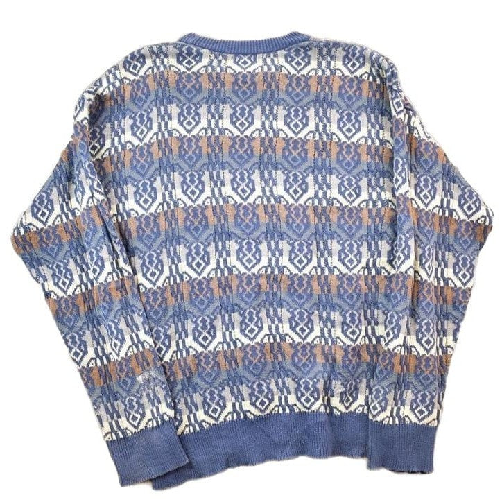 Vintage 1990s Colours By Alexander Julian Knit Crewneck Sweater Men's Medium from propervintagecanada