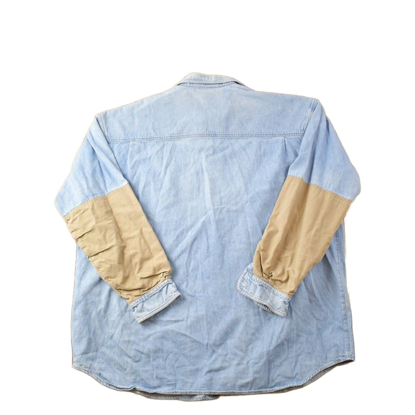 Vintage 1990s Columbia Denim Button Up Shirt Men's 2XL from propervintagecanada