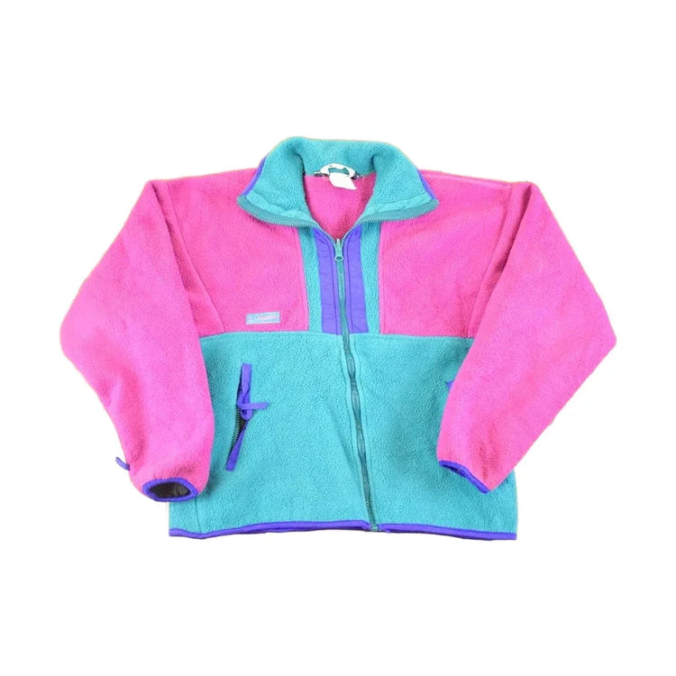 Vintage 1990s Columbia Fleece Full Zip Sweater Women's M from propervintagecanada