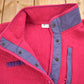 Vintage 1990s Columbia Pink T Snap Fleece Sweatshirt from propervintagecanada
