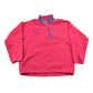 Vintage 1990s Columbia Pink T Snap Fleece Sweatshirt from propervintagecanada