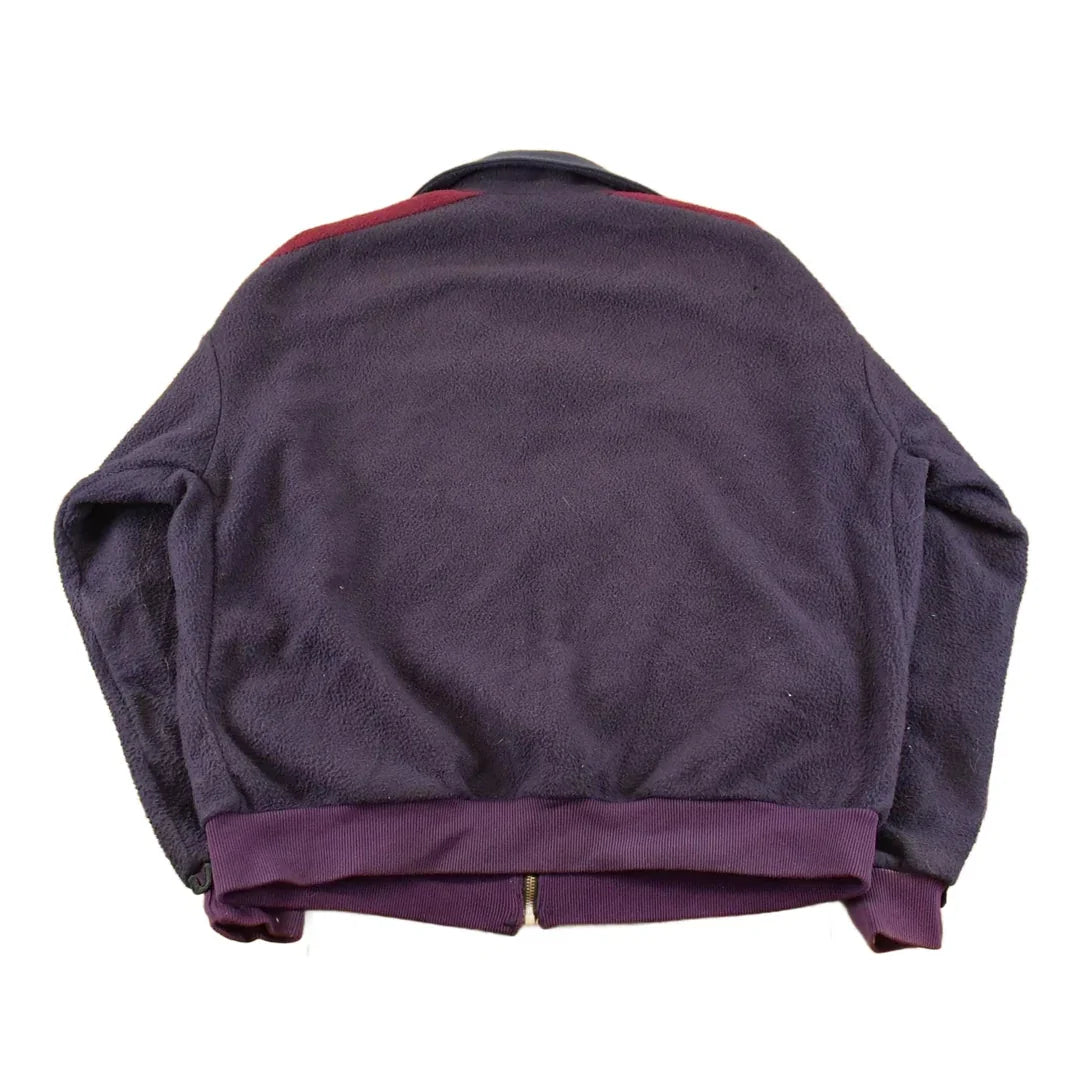 Vintage 1990s Columbia Sportswear Abstract Collar Fleece Sweater Men's XL from propervintagecanada