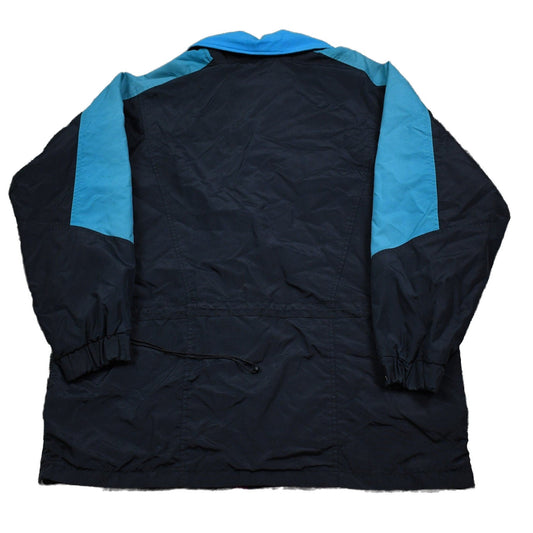 Vintage 1990s Columbia Sportswear Color Block Windbreaker Jacket Women's Large