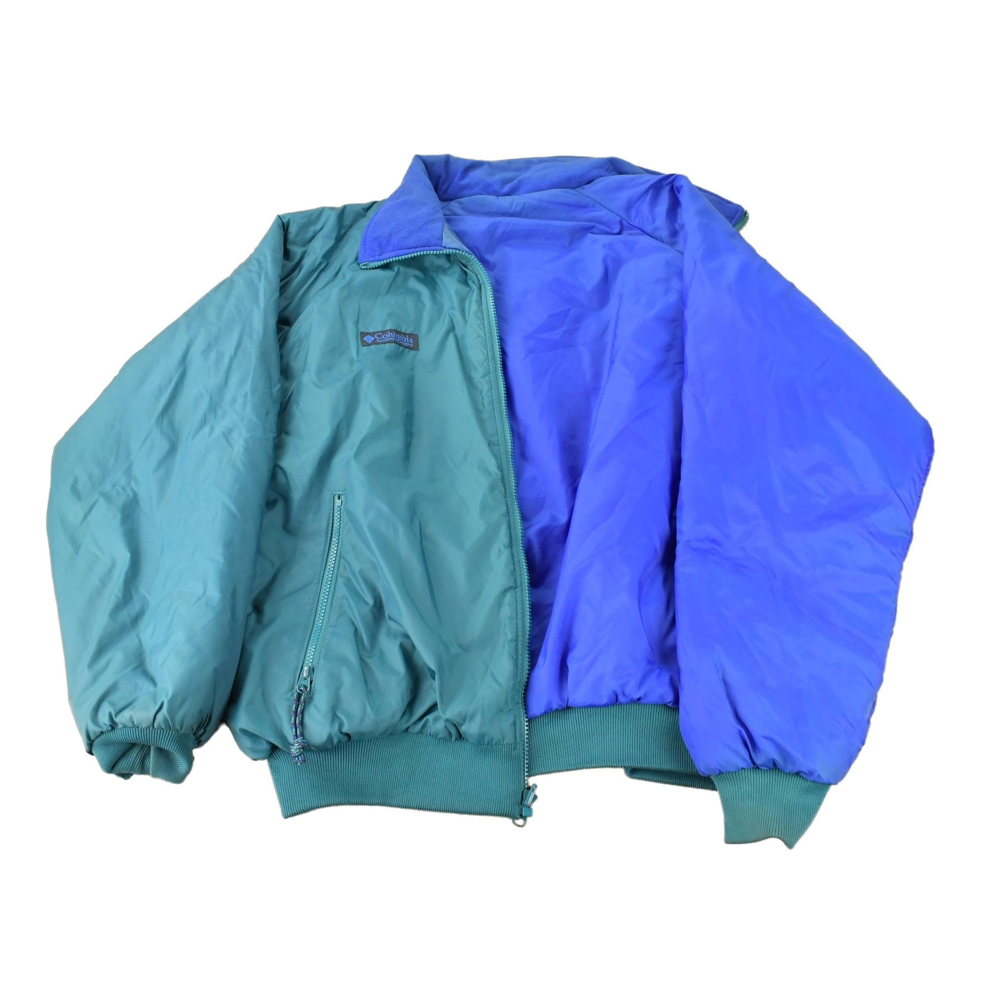 Vintage 1990s Columbia Sportswear Men's Reversible Liner Jacket Men's L from propervintagecanada