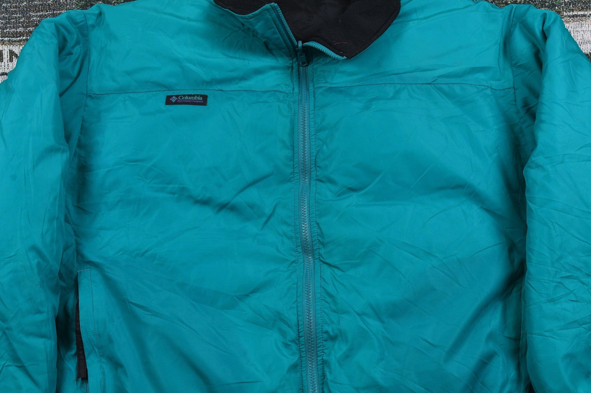 Vintage 1990s Columbia Sportswear Reversible Puffer Jacket Men's XL