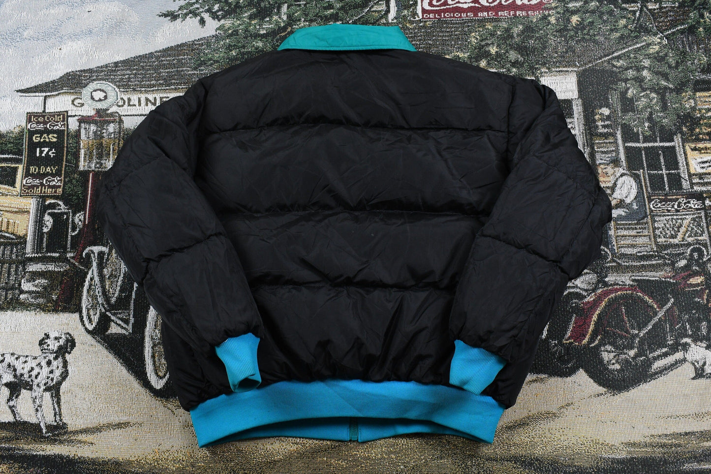 Vintage 1990s Columbia Sportswear Reversible Puffer Jacket Men's XL