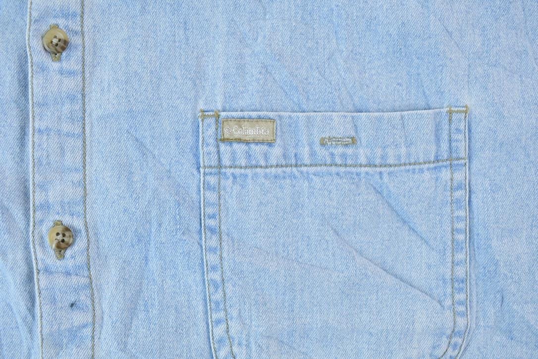 Vintage 1990s Columbia Western Button Up Shirt Men's Large from propervintagecanada