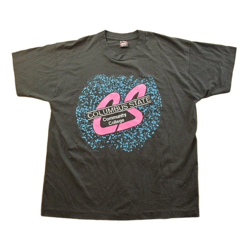 Vintage 1990s Columbus State Community College T-Shirt Men's XL from propervintagecanada