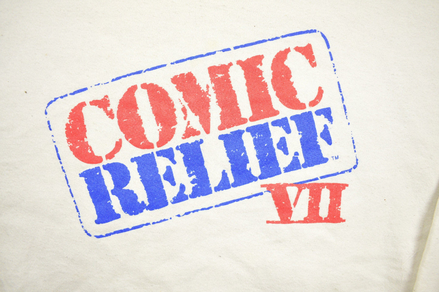 Vintage 1990s Comic Relief VII Graphic Crewneck Sweatshirt Men's XL from propervintagecanada
