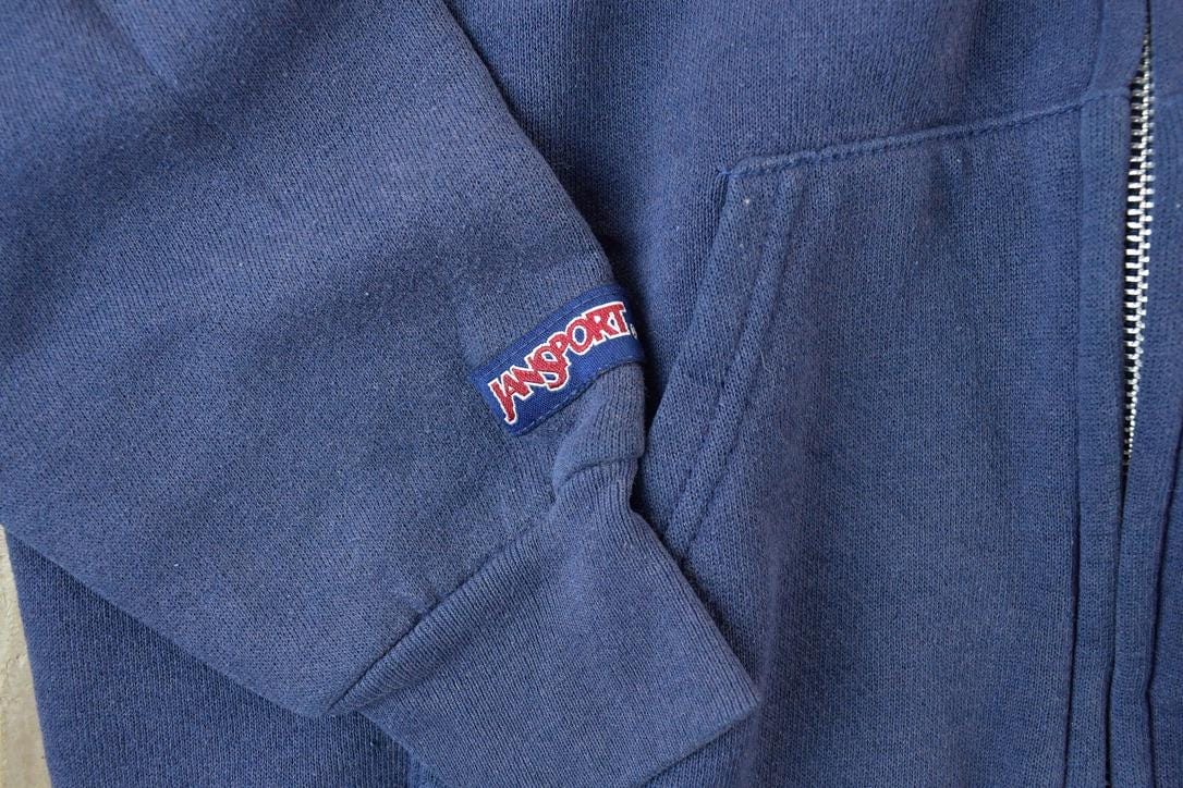 Vintage 1990s Connecticut College Jansport Collegiate Zip Up Hoodie Men's Medium from propervintagecanada