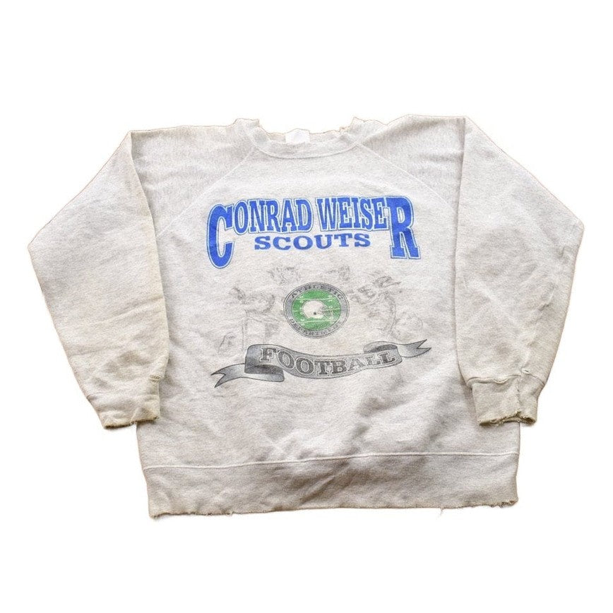 Vintage 1990s Conrad Weiser Scouts Football Crewneck Sweatshirt Men's Small from propervintagecanada